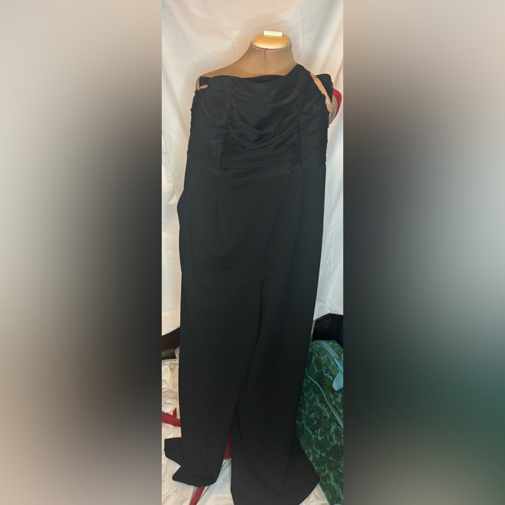 Calvin Klein Black Strapless Jumpsuit